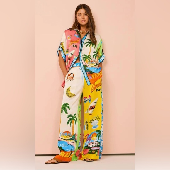 COPY - Summer Linen Button Down and Wide Leg Pants